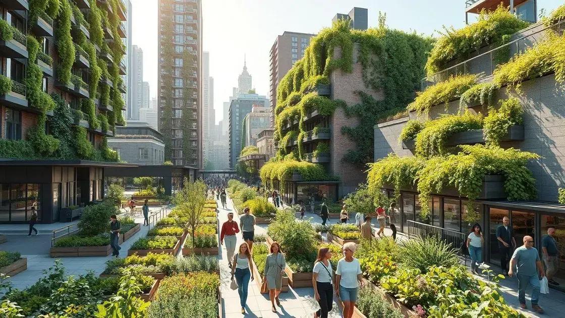 Recent trends in urban green projects