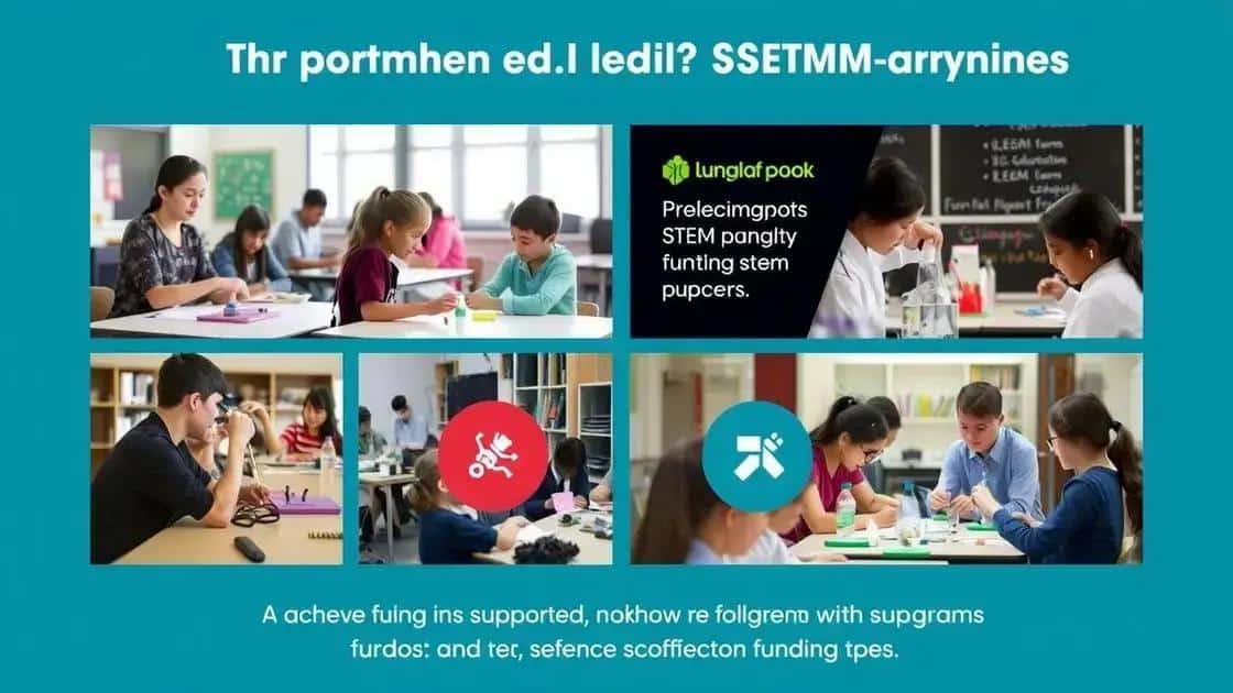 Types of stem program funding available