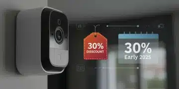 Smart security camera with 30 percent price drop tag for early 2025
