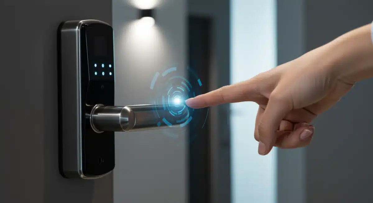 Biometric smart door lock for enhanced home access control