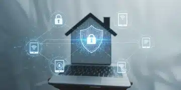 Secure smart home network with digital shield protecting interconnected devices from cyber threats