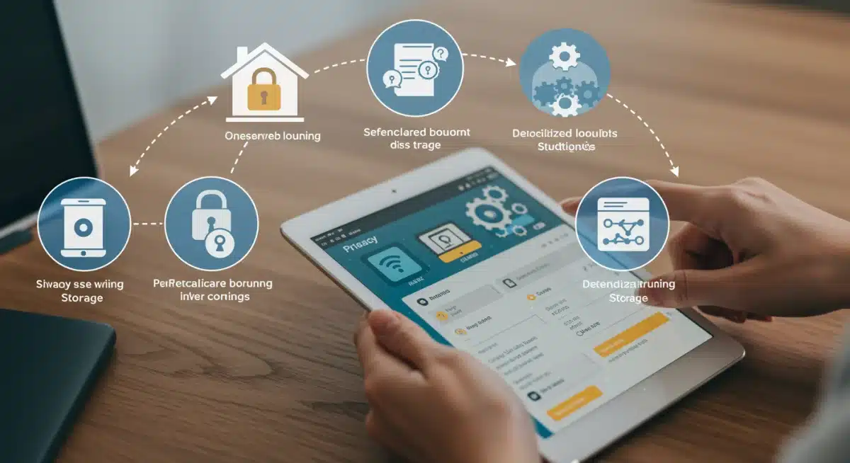 Smart home data flow with encryption and user privacy controls