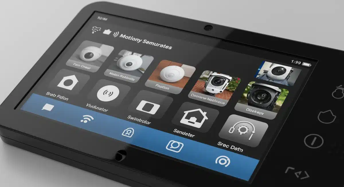 Integrated smart home security control panel interface