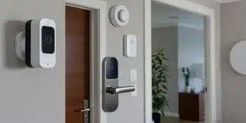 Modern smart home with integrated safety devices for 2026