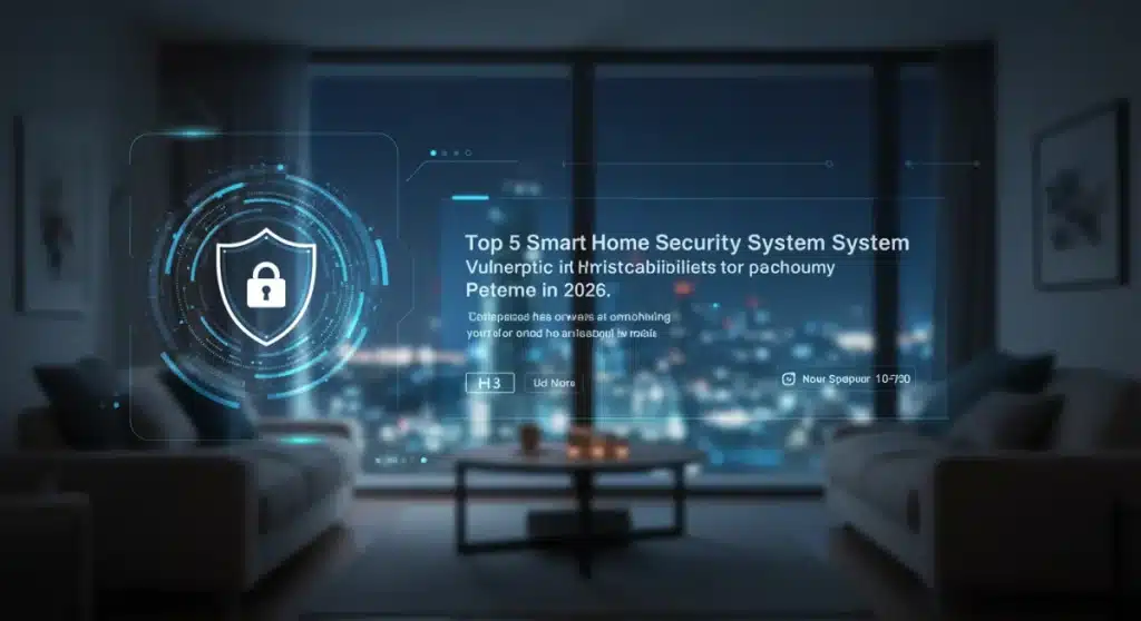 Smart Home Security: 5 Vulnerabilities to Patch in 2026