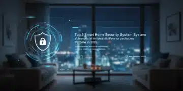 Digital shield protecting smart home security system interface in 2026