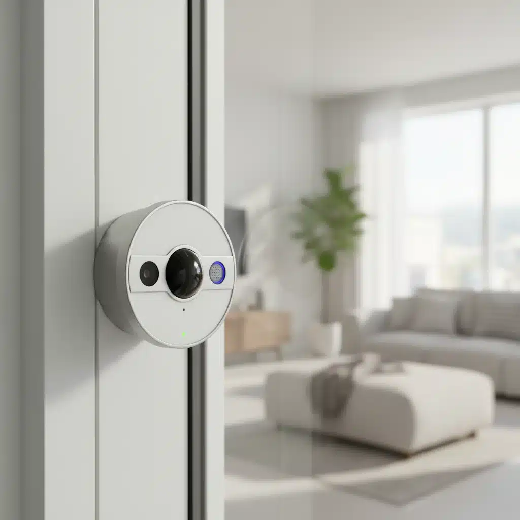 Discreet multi-functional smart sensor for home security