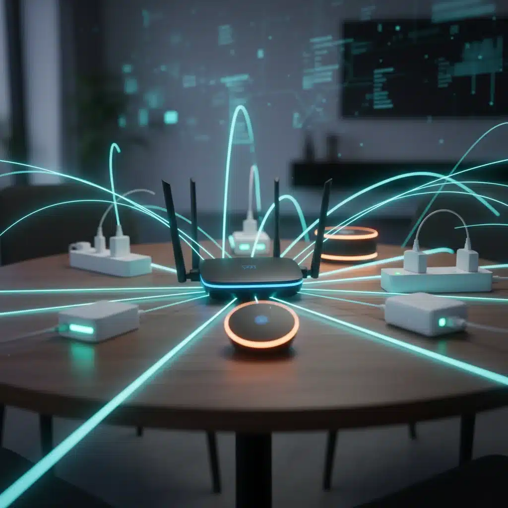 Interconnected smart home devices forming a robust and calibrated network
