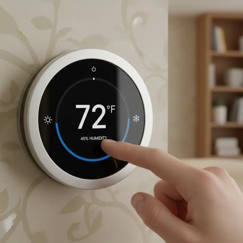 Adjusting smart thermostat settings for optimal temperature control