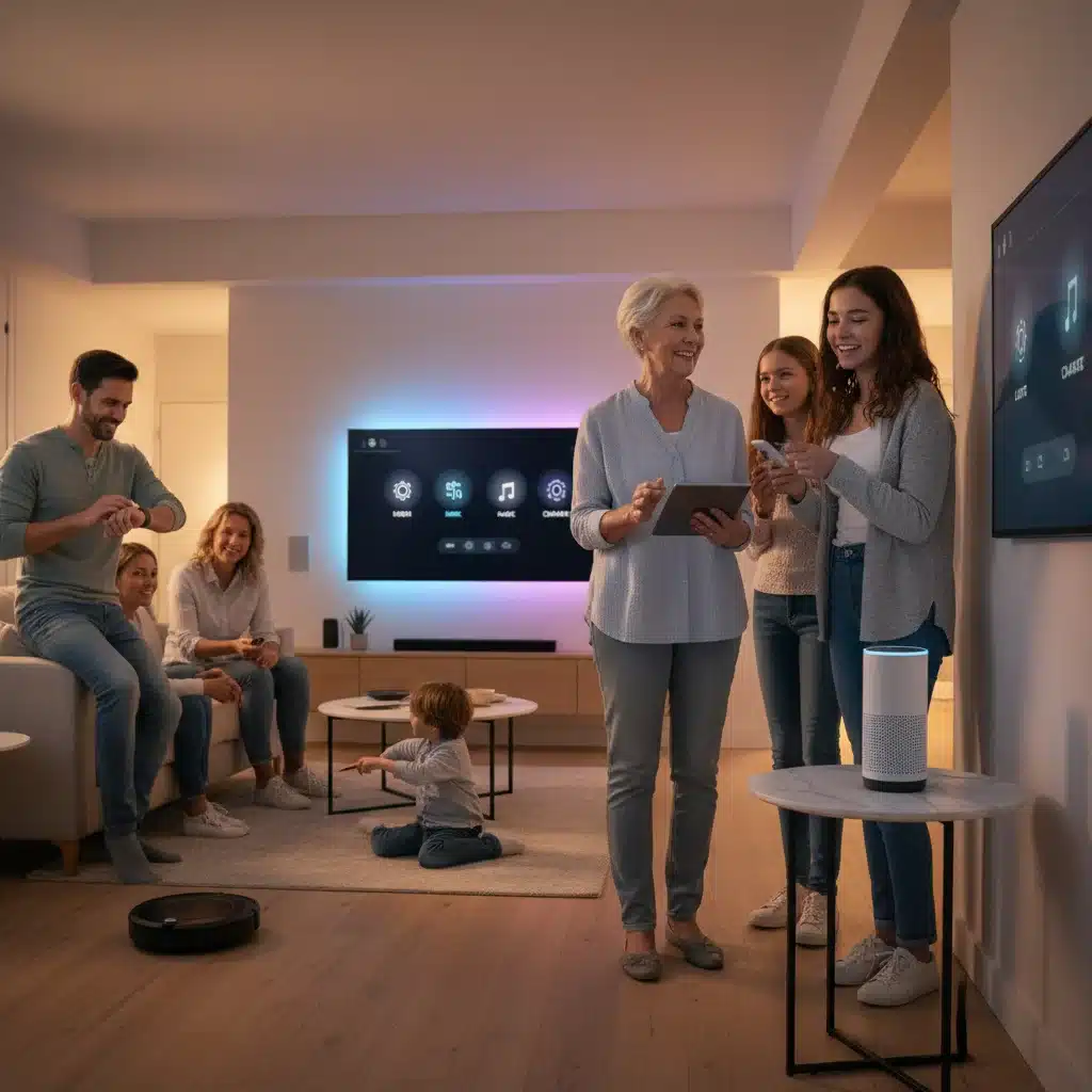 Diverse users easily interacting with an interoperable smart home system powered by Matter