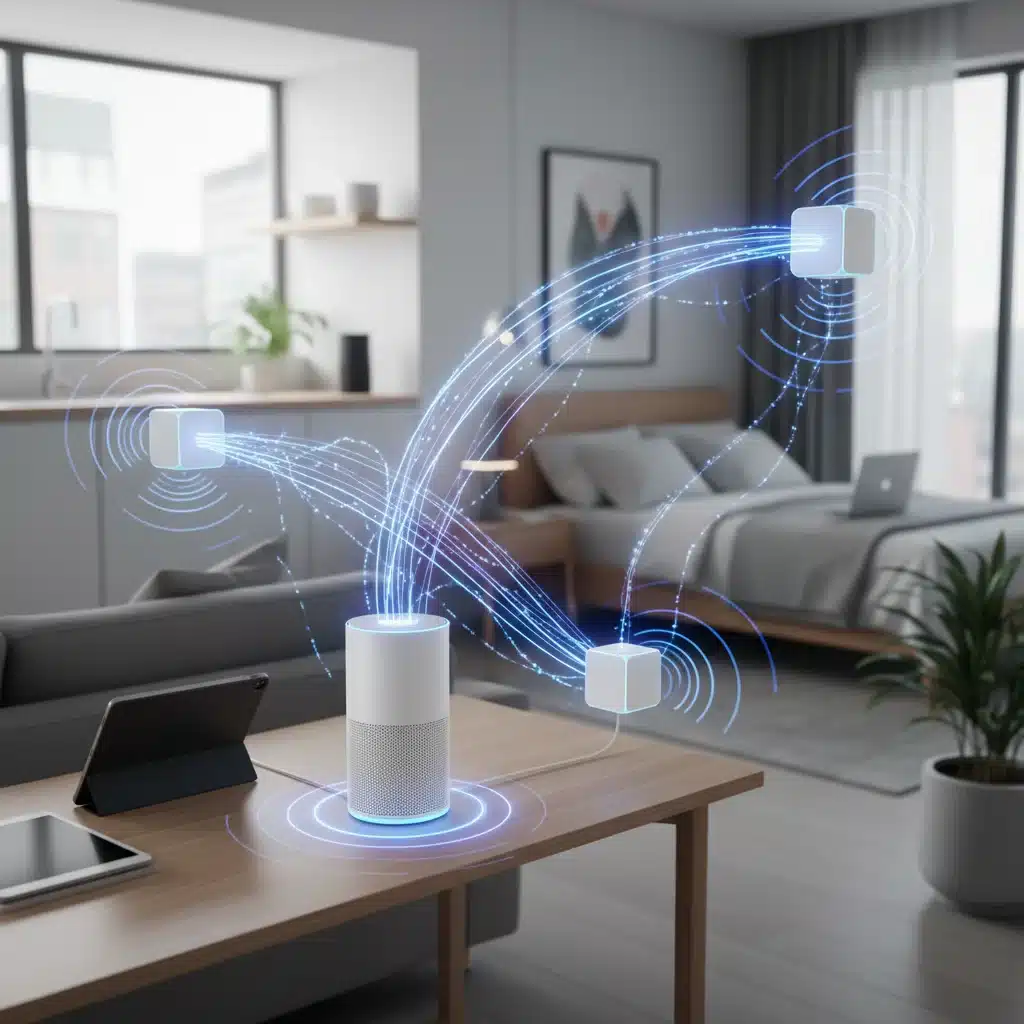 Modern mesh Wi-Fi system with multiple nodes for whole-home coverage