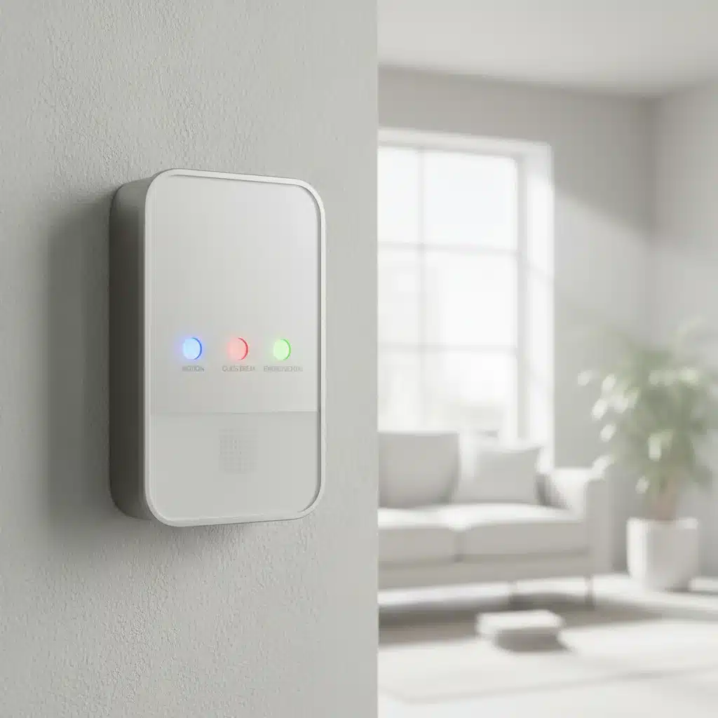 Multi-functional smart sensor with various detection capabilities for comprehensive home security.