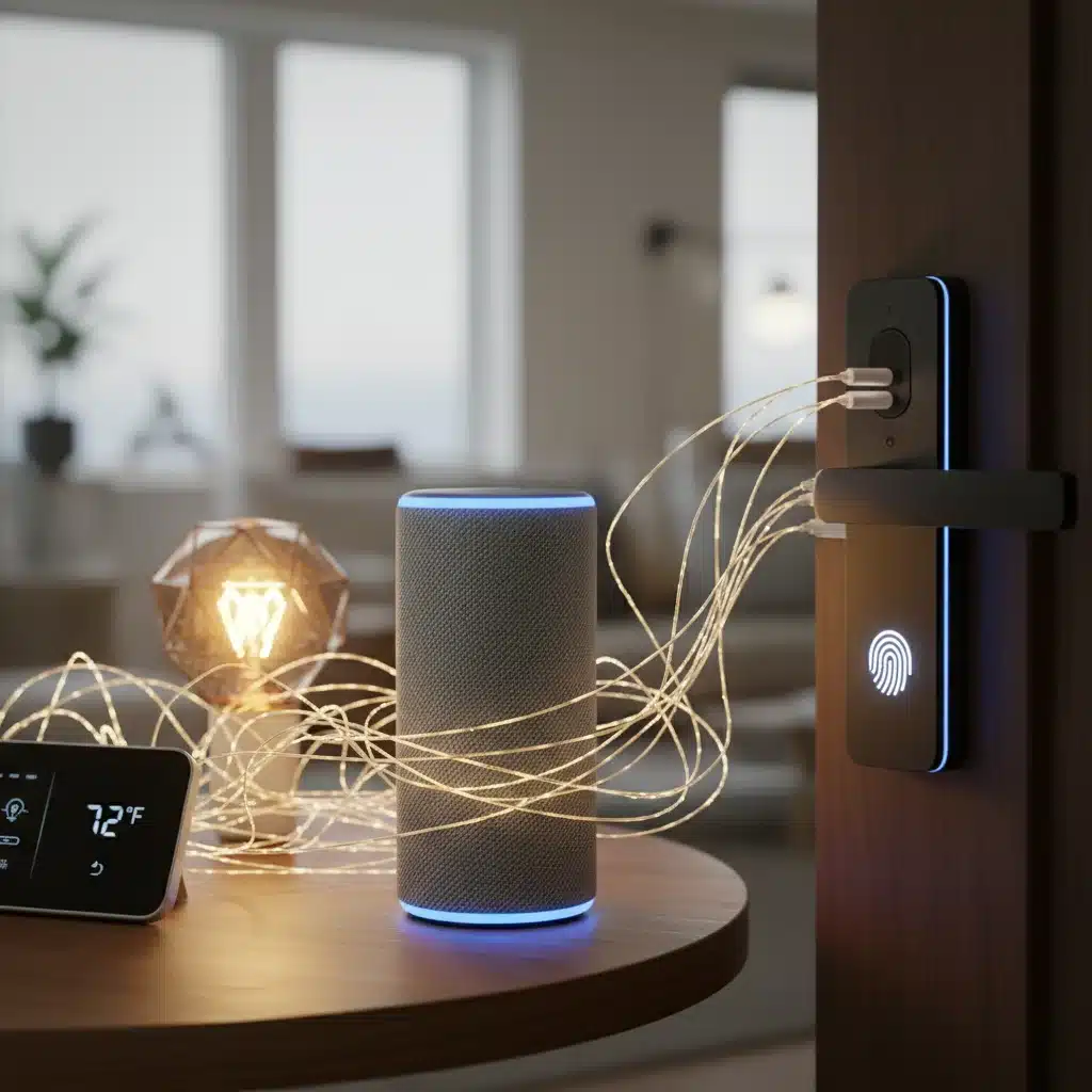 Smart speaker interacting with interconnected smart home devices